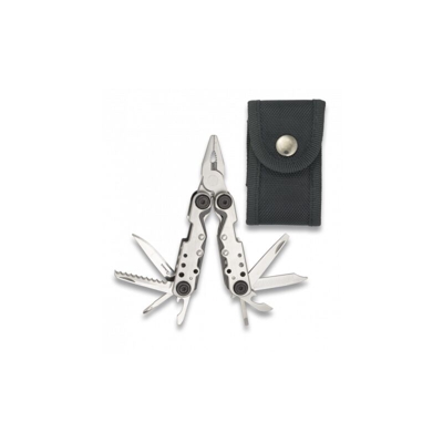 Martinez Albainox - Pinze multiuso Albainox Mini acciaio inossidabile, dimensione 10,5 cm, 13 Funzioni, con custodia in nylon, 33831