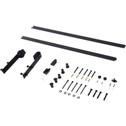 Kit Montaggio per Porte Scorrevoli con Binario e Accessori in Acciaio al Carbonio, 200x4x0.6cm - Homcom precio
