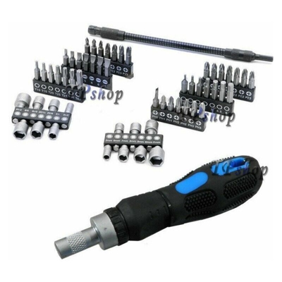 Kit Set 58 Pezzi Torx Cacciaviti Punte Inserti Bussola Ph Pz Intercambiabili - TP