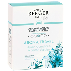 Maison Berger - COFANETTO DI 2 RICARICHE IN CERAMICA PER AUTO AROMA TRAVEL LAMPE BERGER DECORAZIONE PROFUMO CASA AMBIENTE precio