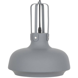 Lampadario in metallo grigio TARAVO - BELIANI en oferta