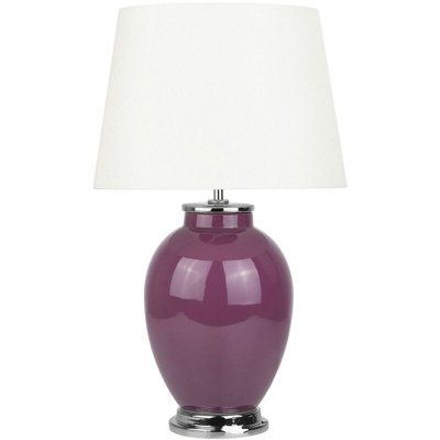 Beliani - Lampada da tavolo in ceramica in color viola BRENTA