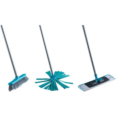 Liftime - Set Pulizia Pavimento Casa con Scopa Mocio e Panno in Microfibra Flat Mop