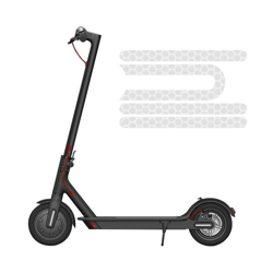Adesivi rifrangenti silver per monopattino Xiaomi Norma Mijia M365 - 3M en oferta