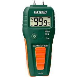 MO55W Misuratore di umidità per materiali Range di umidità materiali da costruzione (intervallo) 1.5 fino a 33.0 - Extech características