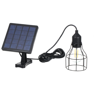 Lanterna impermeabile IP65 fotosensibile della lampada del pendente di scarica intelligente solare 3.7V 0.97W - ASUPERMALL
