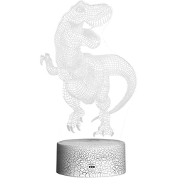 Lampada da tavolo colorata con telecomando a LED dinosaur-33 (base crack colorata + touch + telecomando) - ASUPERMALL en oferta