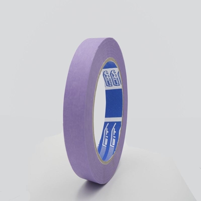 Nastro mascheratura viola in carta uso esterno resistente U.V. (80°C) taglia - 100mm x 50mt (2 rotoli) - STICKERSLAB