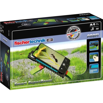 fischertechnik 554192 Smart SuperZoom Microscopia, apprendimento digitale Kit per esperimenti da 7 anni