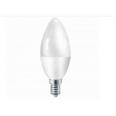 FSL - lampadina led candela oliva 180° 220-240 volt 25000 ore 5,50 watt CE E14 bianco freddo no lif flc37b6w65k14