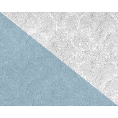 Carta da parati floreale EDEM 83006BR60 Carta da parati tnt verniciabile strutturata con ornamento opaca bianco 26,50 m2