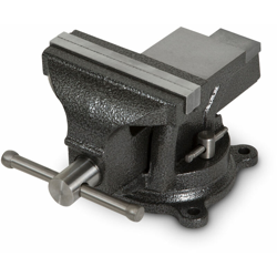 Eberth - 125 mm Morsa da banco con Incudine (Larghezza di mascelle 125 mm, 360° Base girevole, Acciaio fuso) en oferta