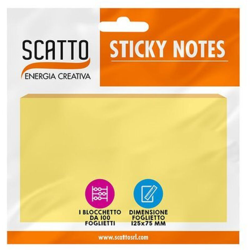 Blocco Memotak 75X125Mm Giallo Mt75125-G Scatto características