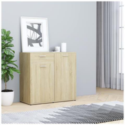 Credenza Rovere Sonoma 80x36x75 Cm In Truciolato en oferta