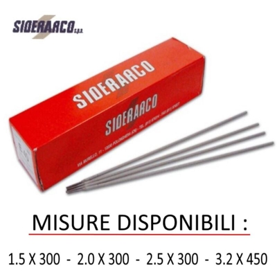 Siderarco - Esab Elettrodi Rutilici 'E40' Ø Mm 2,5X300 - Cf. 825 Pz