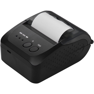 Asupermall - Stampante termica micro Bluetooth stile 5809DD compatibile con sistemi iOS, Android e Windows (100-240 V) (viene fornito 1 rotolo di