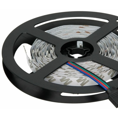 ECD Germany Striscia LED RGB 7m 30LED/m 5050 SMD Striscia Autoadesiva Non Impermeabile RGB Striscia Barra Luminosa RGB Autoadesiva 5+2m Nastro LED
