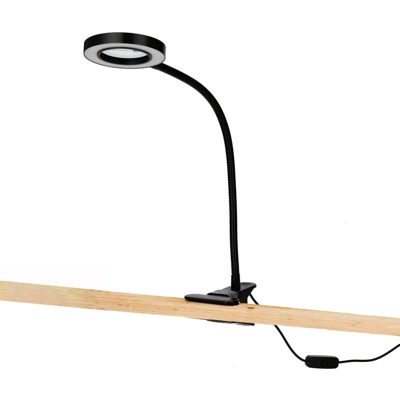 Lampada da scrivania a LED a luce fredda con clip bianco caldo - ASUPERMALL