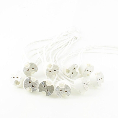 Set di 10 portalampada in ceramica alogena o LED MR16 GU5.3 - ECLAIRAGE DESIGN