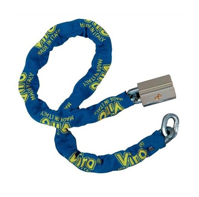 4244 Lucchetto con Catena Bloccacatena moto 150 cm sez. 8 mm - Viro