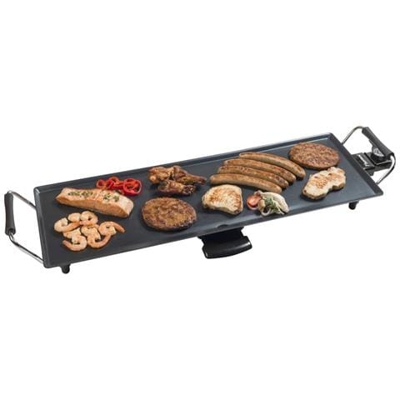 Plancha Griglia Da Tavolo Xl 1800 W 70x23 Cm Abp603