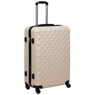 Trolley A Custodia Rigida Oro In Abs