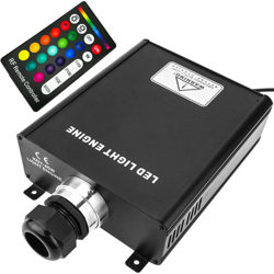 Sorgente luminosa a LED per fibra ottica illuminatore 1x45W RGB 36 millimetri RF - Bematik en oferta