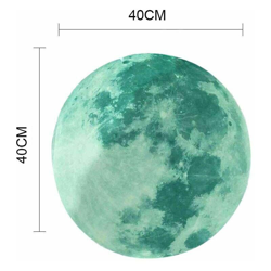 Luna piena adesiva che si illumina al buio 40 cm - STICKERSLAB características
