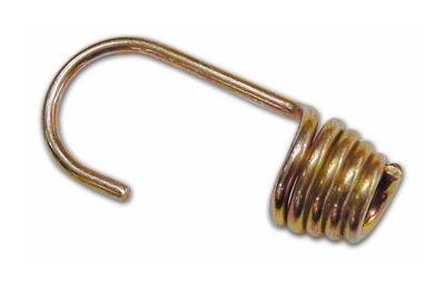 EAC - Gancio pe Fune Elastica misura 8 mm in Acciaio Tropicalizzato 10 PZ