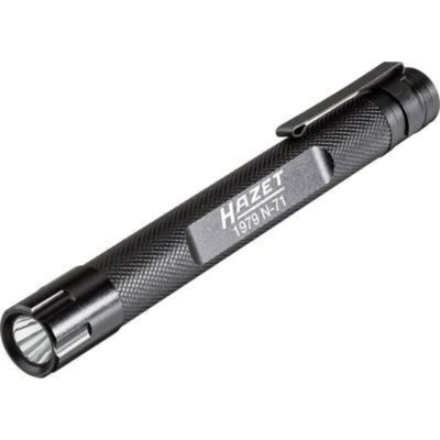 1979N-71 Lampada a forma di penna Penlight a batteria LED (monocolore) 139 mm Nero - Hazet