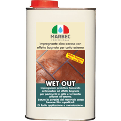 WET OUT 1LT | Impregnante oleo-ceroso con effetto bagnato per cotto esterno - MARBEC precio