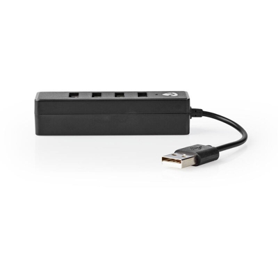 Hub Sdoppiatore 4 Porte Usb Multi Porta Per Pc Notebook Splitter Ciabatta Nero - S-DSHOP