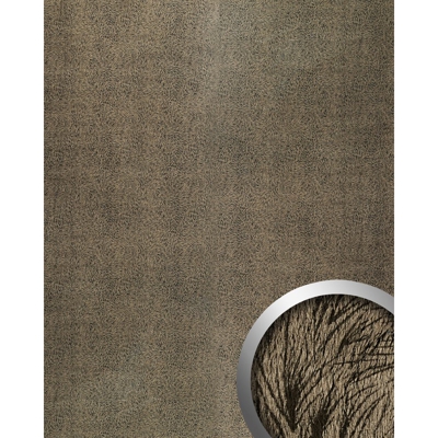 Pannello stile pelliccia per interni WallFace 14325 PELZ MARABU Rivestimento murale autoadesivo marrone 2,60 mq