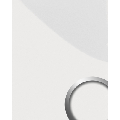 Pannello murale WallFace 15422 DECO MAGIC resistente all'abrasione autoadesivo leggermente lucido bianco perla 2,60 mq