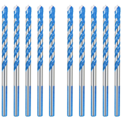 Colpi Di Scena 10Pcs Drill Vetro Ceramica Supporto A Parete Di Perforazione Lame Di Lavoro Sul Set, Blu - ASUPERMALL características
