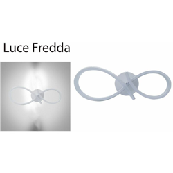 BS - Applique lampada parete led 12w luce fredda infinito bianco moderno SJ092 características