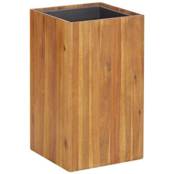 Fioriera Da Giardino 33,5x33,5x60cm Legno Massello Di Acacia características