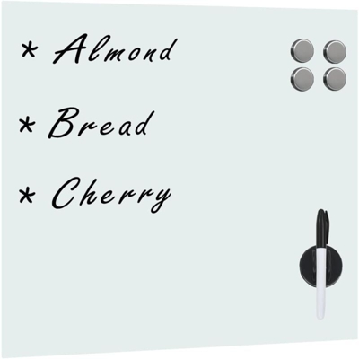 Lavagna Magnetica a Parete in Vetro 50x50 cm - VIDAXL