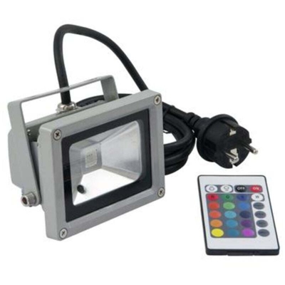 Spot LED da esterno LED IP FL-10 51914600 Potenza: 10 W RGB - Eurolite