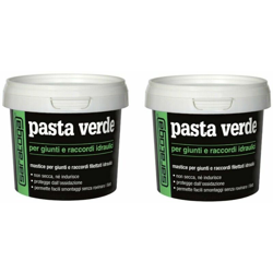 Pasta verde tubisti tubi raccordi giunti acqua mastice antibloccante 45 quantita': 2 - Saratoga en oferta