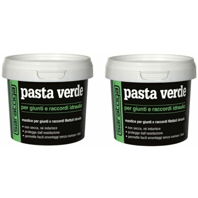 Pasta verde tubisti tubi raccordi giunti acqua mastice antibloccante 45 quantita': 2 - Saratoga