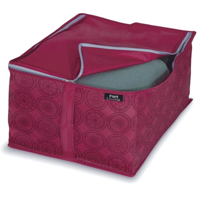 Custodia Maglie E Camicie Porpora In Poliestere, Da 30x40x20 Cm Rosso - KASANOVA