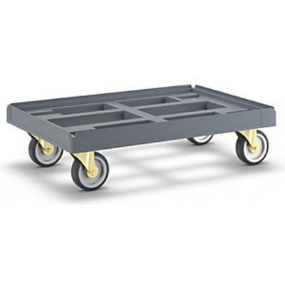 Grigio Rullo Di Trasporto 610X410Mm, Con 4 Ruote - FP