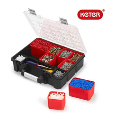 Cassetta Valigetta Portautensili Attrezzi Organizer 8 Scomparti Keter Tools - BAKAJI características