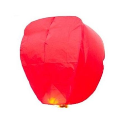Lanterna Cinese Volante Rossa 105X60Cm Sky Lanterns Per Natale Capodanno - PERAGASHOP en oferta