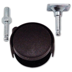 Ruota Doppia in Nylon Ø Ruota 55 mm con Piastra-Perno Girevole in Kit - EAC características