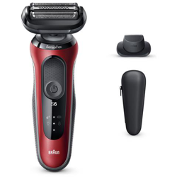 Series 6 Wet & Dry 60-R1200S Rasoio Elettrico Ricaricabile Colore Nero / Rosso características