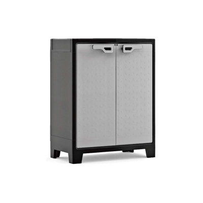 Vitale - ARMADIO Keter 9762000 Titan Basso XL Impermeabile, Cert. Ipx3 80 X 44 X 100 H Grigio