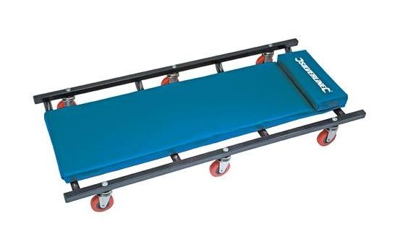 Lettino sotto-auto meccanico 6 ruote - Silverline