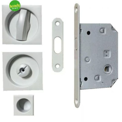 Kit serratura quadro bianco opaco per porta porte scorrevole incasso scomparsa - FROSIO BORTOLO características